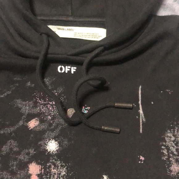 Off-White galaxy brush pullover hoodie - Picture 4 of 8